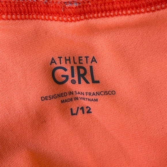 Athleta Girl Pink & Purple Sports Bra Size 12/L - Picture 4 of 7